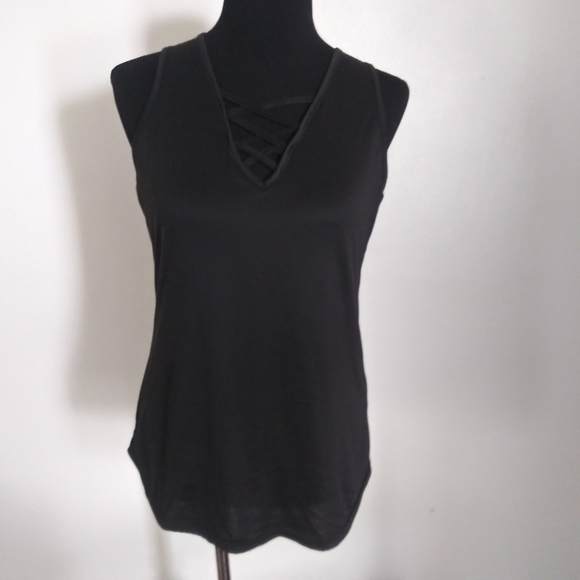 Zsiibo Tops - *3 for $15*NWOT Zsiibo lace up v-neck tank